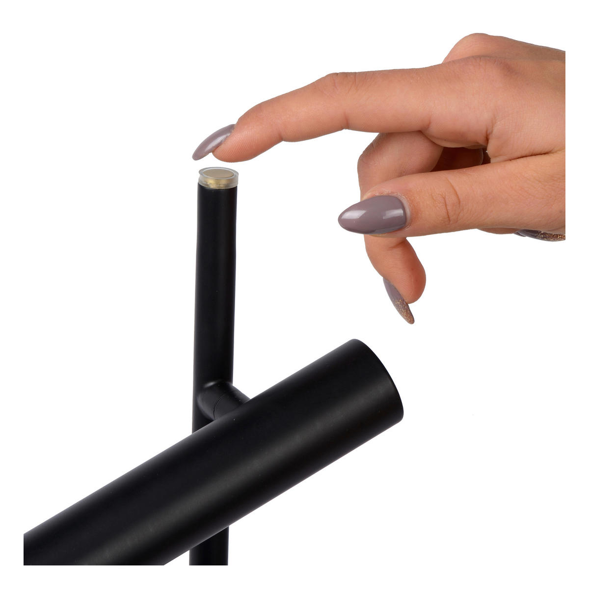 LED-STEHLEUCHTE 23/23/140 cm    - KONVENTIONELL, Glas (23/23/140cm) - Lucide