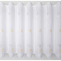 KRATKA ZAVJESA svijetlo žuta   - svijetlo žuta, Basics, tekstil (45cm)