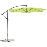 ZÁVESNÝ SLNEČNÍK 300 cm - limetková/antracitová, Konventionell, kov/textil (300cm) - Xora