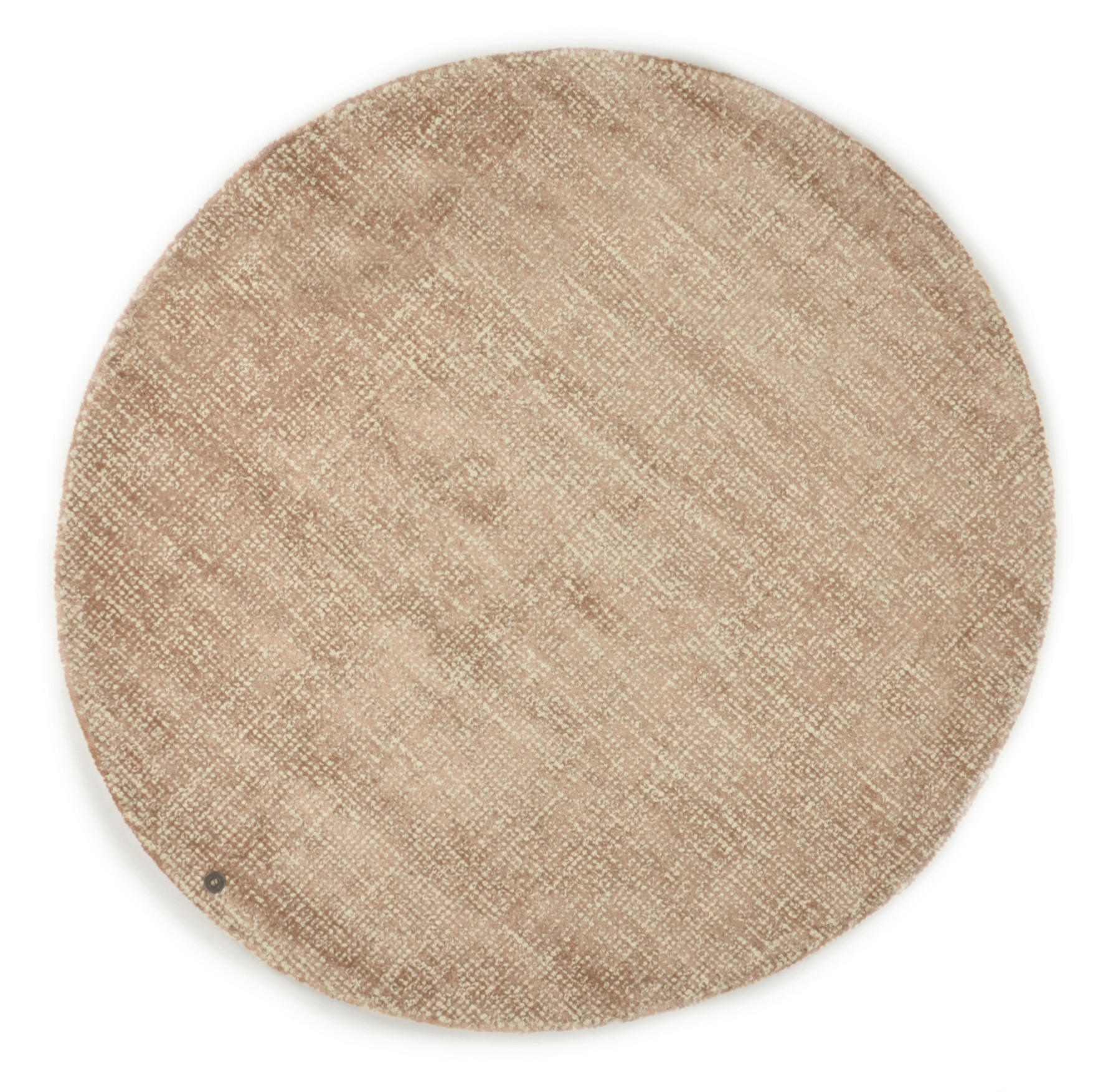 HANDWEBTEPPICH 140/140 cm Braun rund  - Braun, Basics, Textil (140/140cm) - Tom Tailor