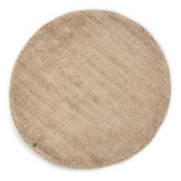 HANDWEBTEPPICH 140/140 cm Braun rund  - Braun, Basics, Textil (140/140cm) - Tom Tailor