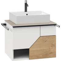 WASCHTISCHKOMBI 64 cm  - Taupe/Wildeiche, LIFESTYLE, Holz/Keramik (64cm) - Voglauer