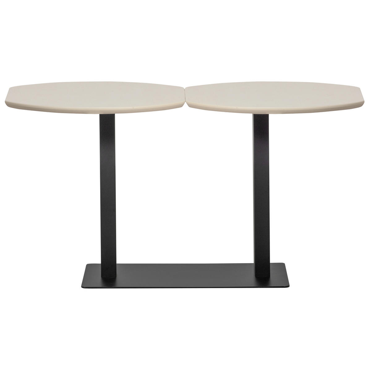 TISCHGESTELL in Metall   - Schwarz, MODERN, Metall (80/72/40cm) - Livetastic