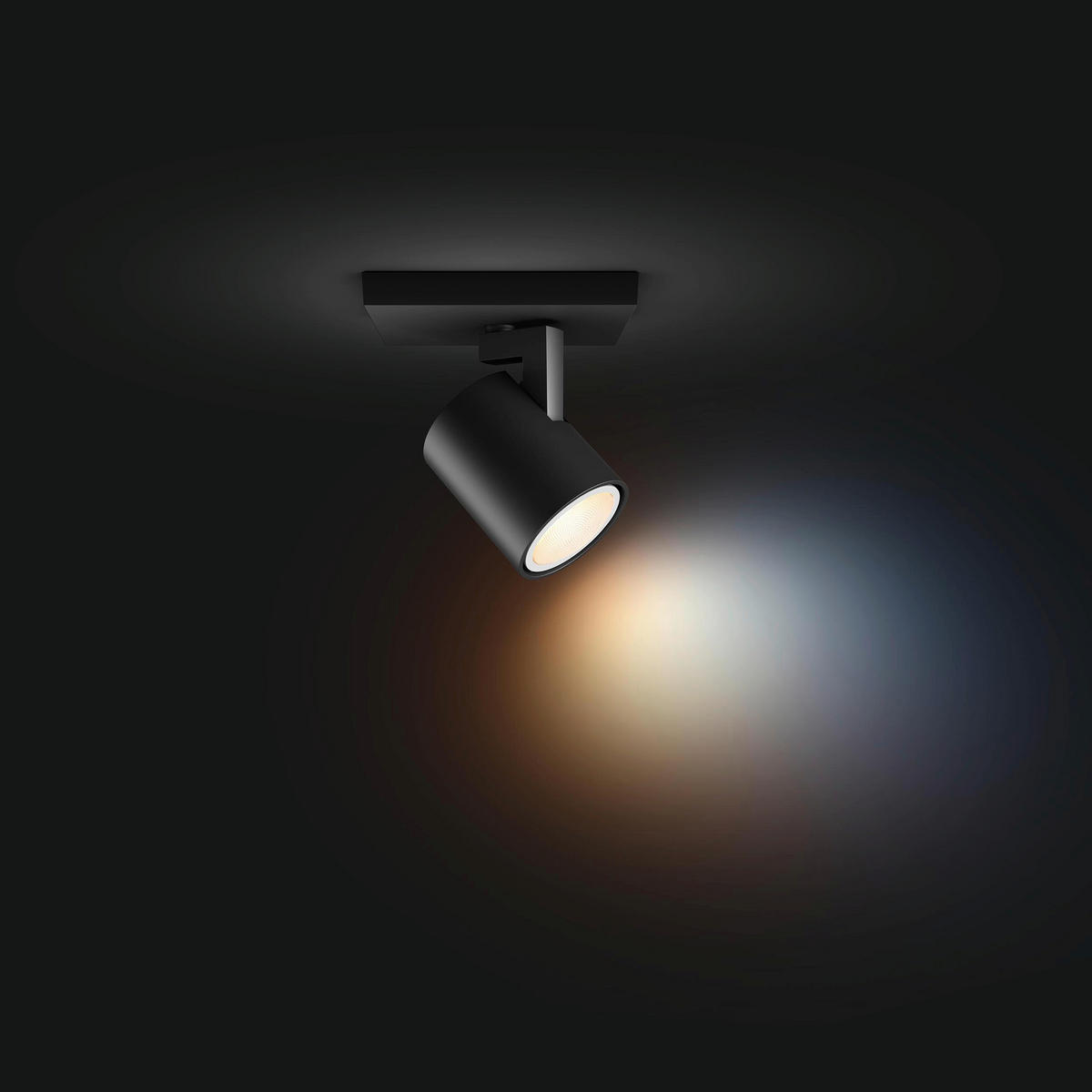 LED-STRAHLER Runner 11/10,70/9 cm   - Schwarz, Basics, Metall (11/10,70/9cm) - Philips HUE