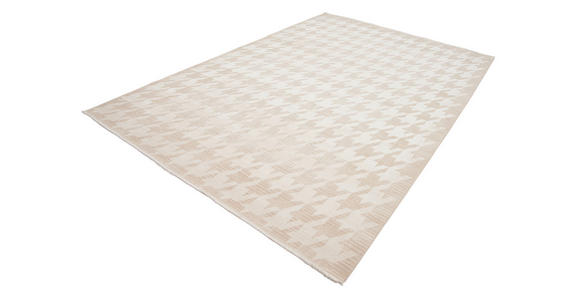 WEBTEPPICH 160/230 cm Houndstooth Allover  - Beige, Design, Textil (160/230cm) - Dieter Knoll