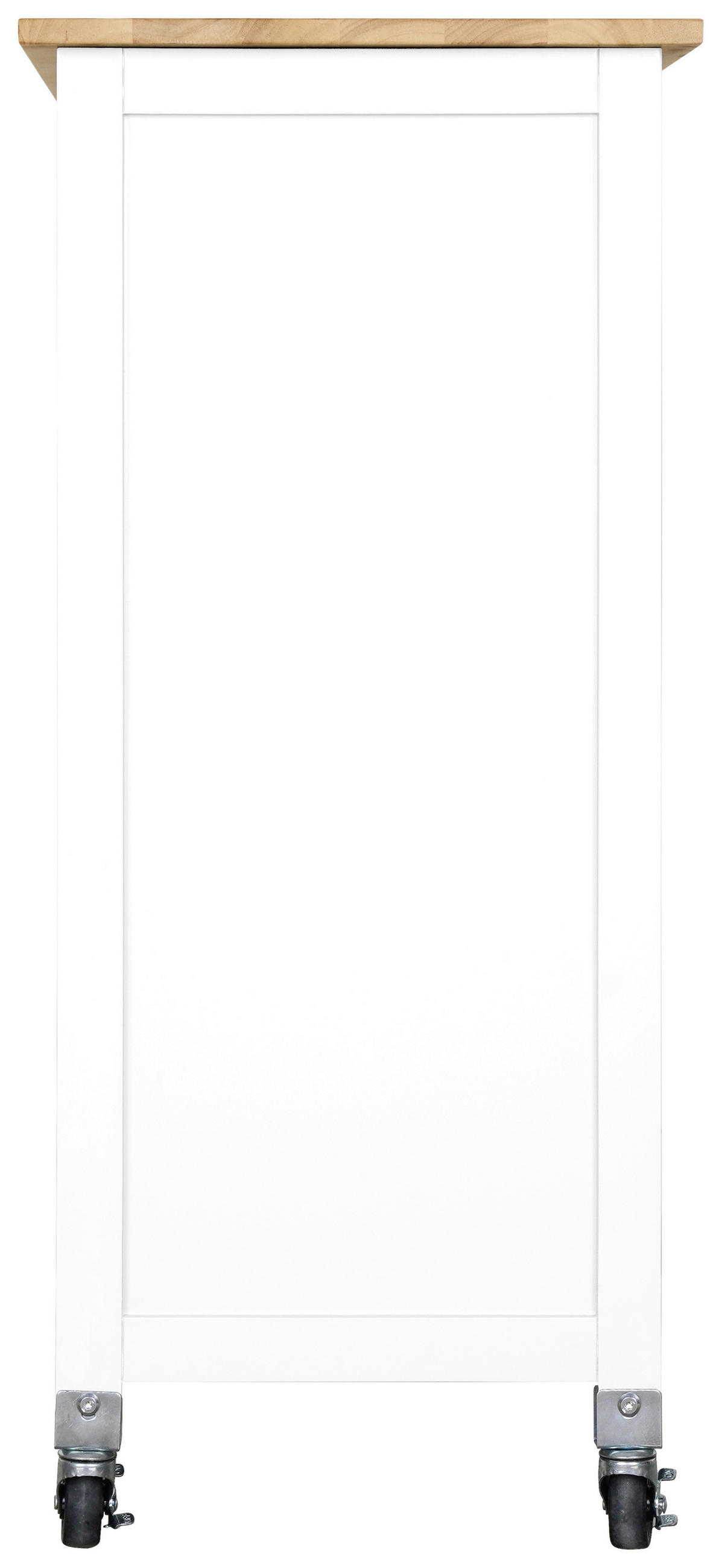 KÜCHENINSEL   in Naturfarben, Weiß  - Weiß/Naturfarben, Basics, Holz/Holzwerkstoff (67/84/37cm) - MID.YOU