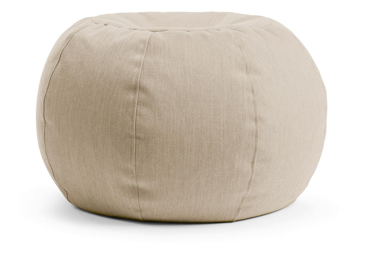 OUTDOORSITZSACK  - Weiss/Greige, Basics, Textil (1002/40cm)