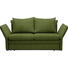 SCHLAFSOFA in Textil Grün - Chromfarben/Grün, KONVENTIONELL, Textil/Metall (213/88/91cm) - Novel SCHLAFSOFA in Textil Grün - Chromfarben/Grün, KONVENTIONELL, Textil/Metall (213/88/91cm) - Novel