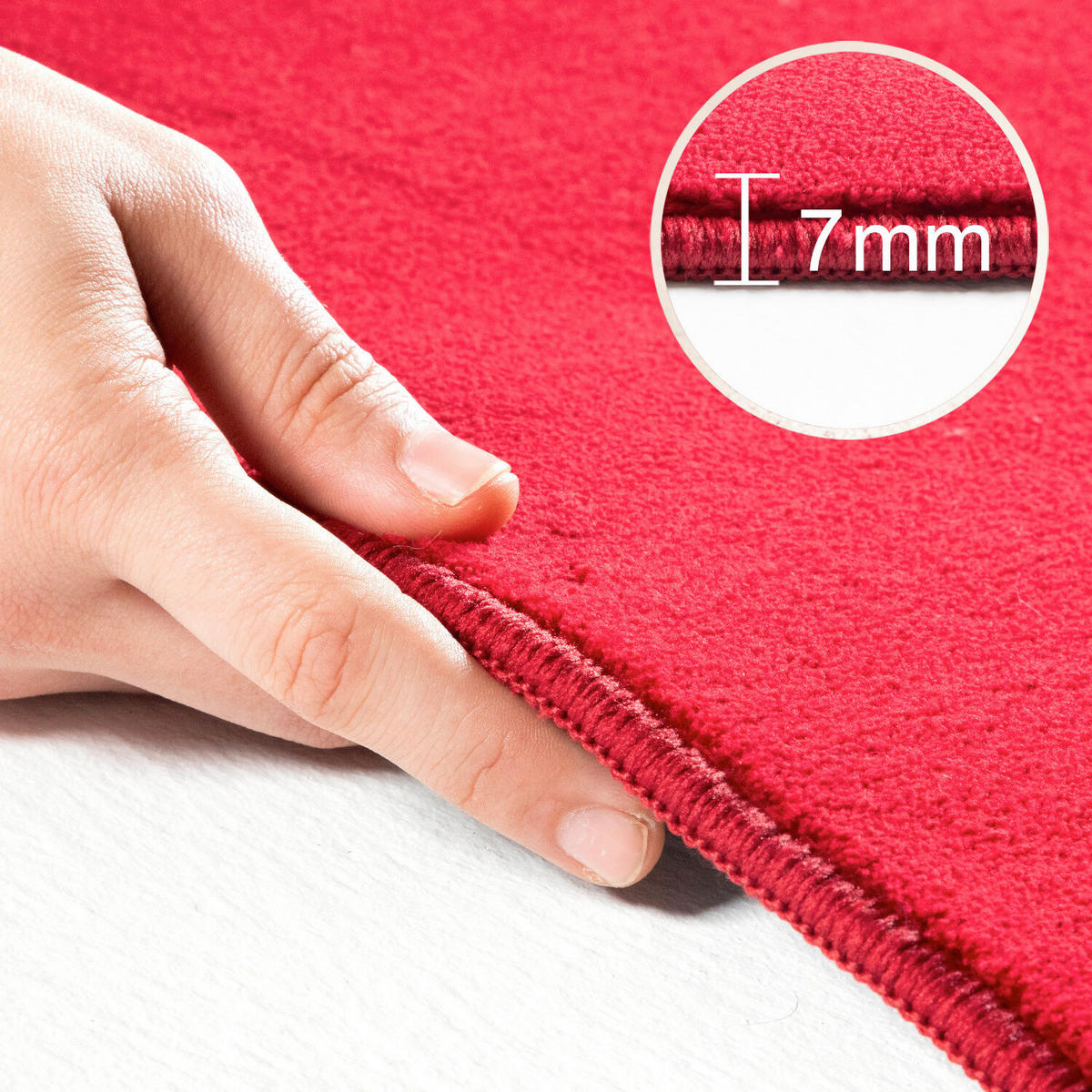 LÄUFER 80/250 cm Sky  - Rot, Design, Textil (80/250cm) - Ayyildiz 