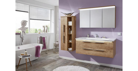 BADEZIMMER - Eichefarben, Design, Holzwerkstoff (120cm) - Dieter Knoll