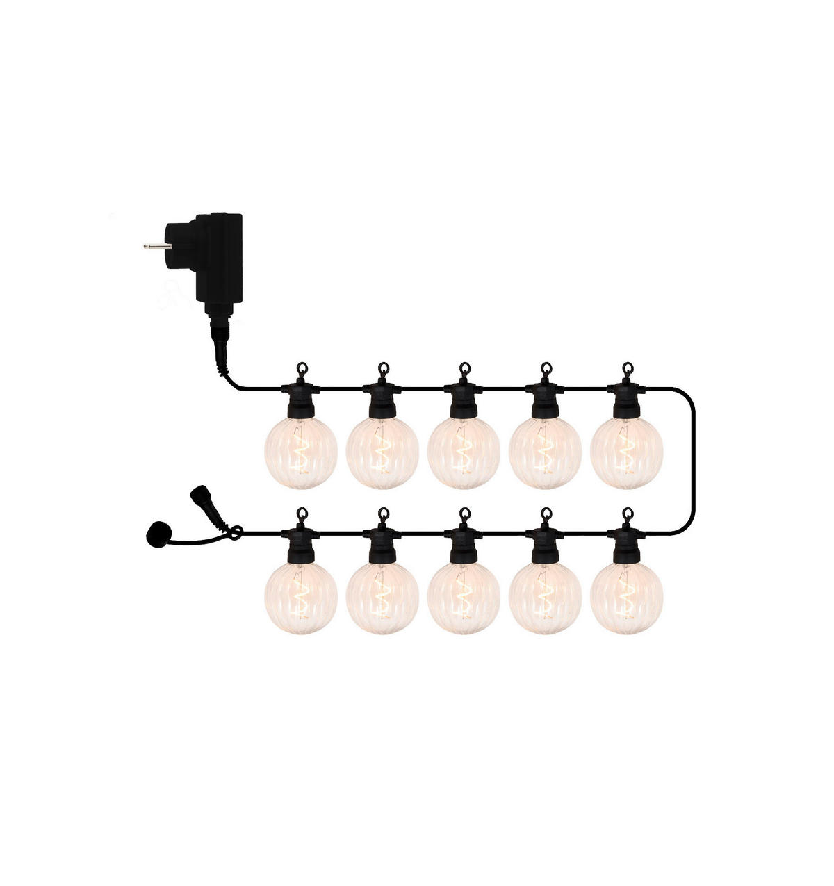 LICHTERKETTE 1000 cm  - Klar, KONVENTIONELL, Kunststoff (1000cm)
