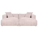 BIGSOFA Chenille Rosa  - Schwarz/Rosa, MODERN, Kunststoff/Textil (234/66/178cm) - Carryhome
