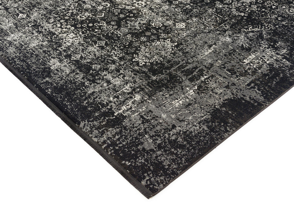 WEBTEPPICH 240/300 cm Calais Grau, Schwarz  - Schwarz/Grau, Design, Textil (240/300cm) - Dieter Knoll