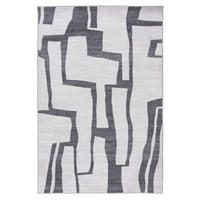 FLACHWEBETEPPICH Wohnzimmer 80/150 cm Silberfarben rechteckig  - Silberfarben, Basics, Textil (80/150cm) - Kayoom