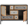 KOMMODE  in 120/84/38 cm  - Multicolor/Schwarz, ROMANTIK / LANDHAUS, Holz/Holzwerkstoff (120/84/38cm) - Landscape