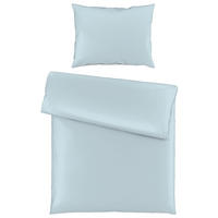 POSTELJNINA SENA 140/220 cm saten modra  - modra, Basics, tekstil (140/220cm) - Novel