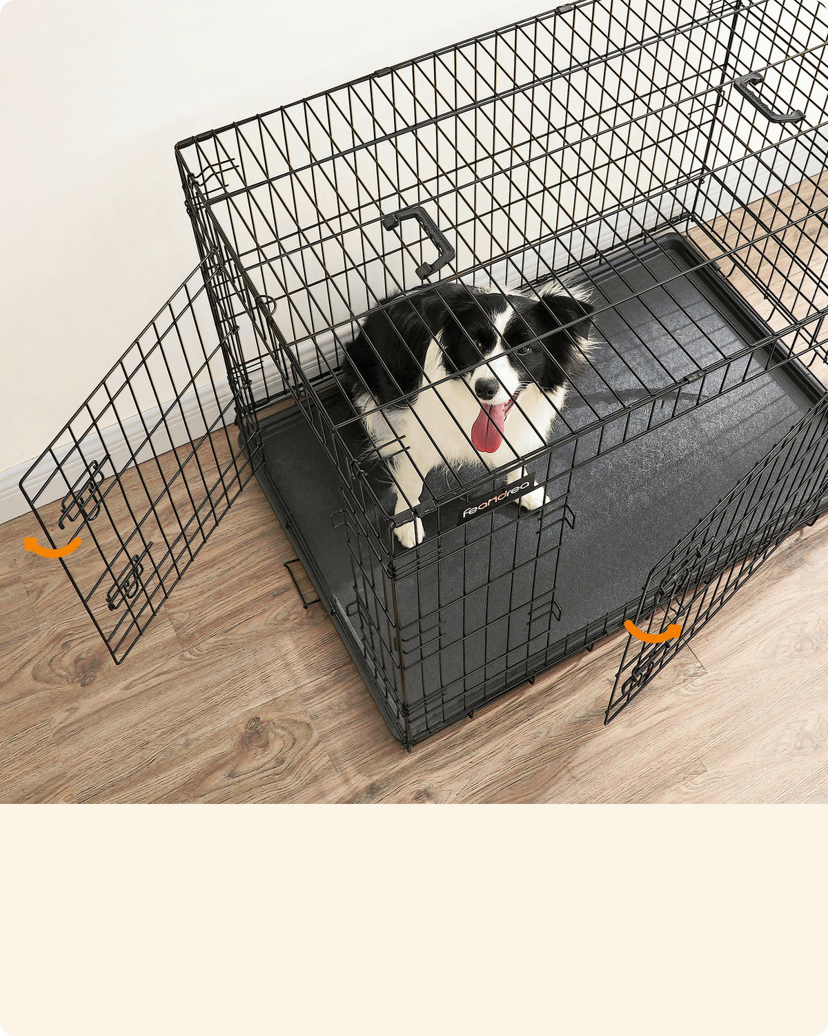 HAUSTIER-TRANSPORTTASCHE - Schwarz, Trend, Kunststoff/Metall (107/77,5/70cm) - Boxxx