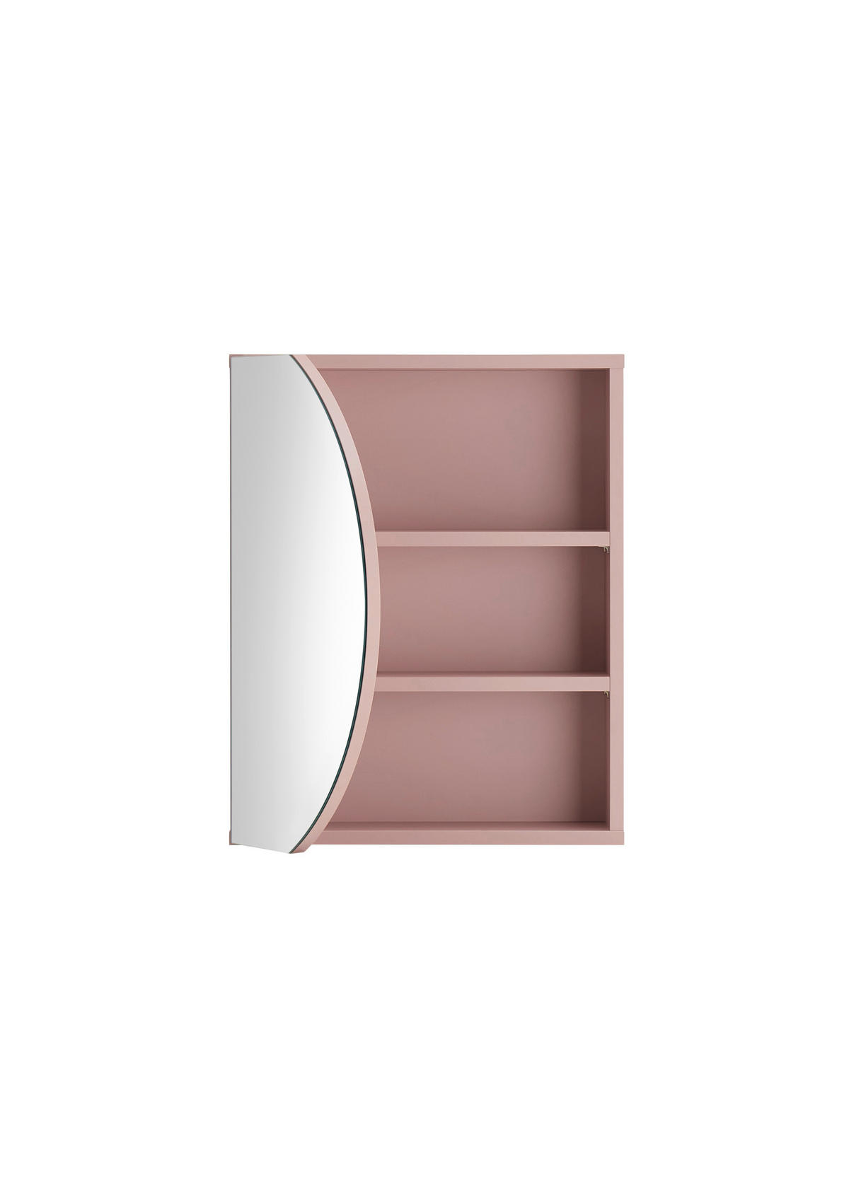 SPIEGELSCHRANK 45/56/15 cm  - Rosa, Glas/Holzwerkstoff (45/56/15cm) - MID.YOU