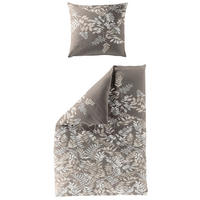 BETTWÄSCHE 2-teilig Biber 155/220 cm  - Braun, Design, Textil (155/220cm) - Bierbaum