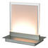 LED-TISCHLEUCHTE - Nickelfarben, Design, Kunststoff/Metall (21/13/21cm) - Novel LED-TISCHLEUCHTE - Nickelfarben, Design, Kunststoff/Metall (21/13/21cm) - Novel