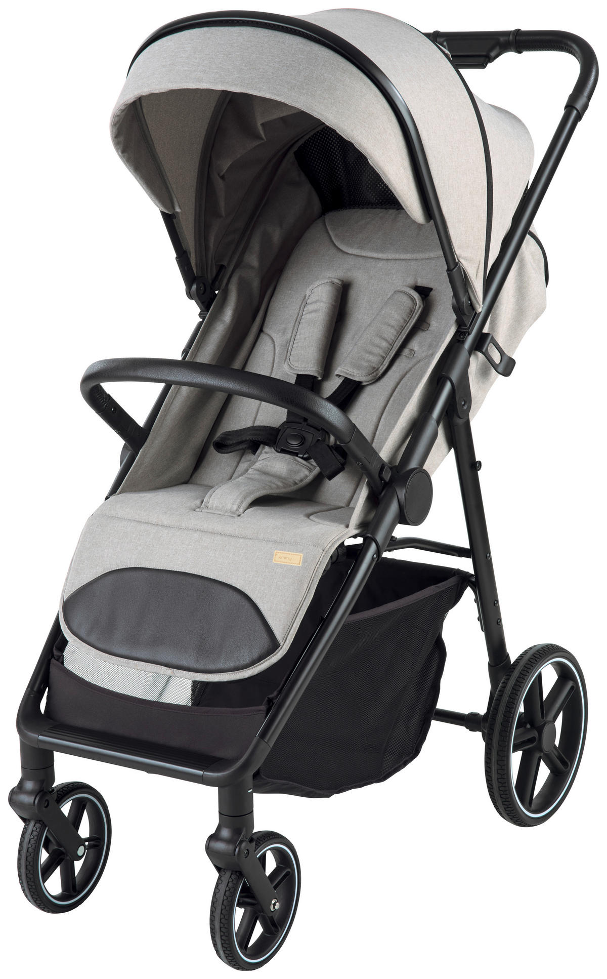 BUGGY Light Cruiser  - Schwarz/Grau, Basics, Kunststoff/Textil (55/56/107cm) - Jimmylee