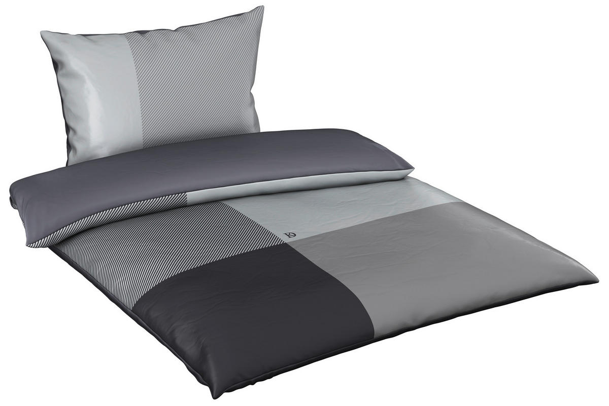 WENDEBETTWÄSCHE CHECKERED DK Satin 140/200 cm  - Multicolor, Basics, Textil (140/200cm) - Dieter Knoll