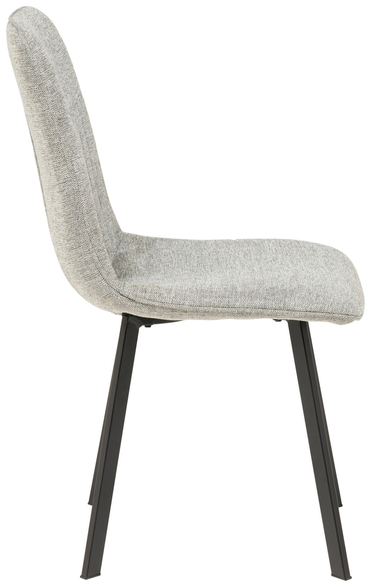 TISCHGRUPPE   - Hellgrau/Weiß, KONVENTIONELL, Textil/Metall (140/46/75/88/80/57cm) - MID.YOU