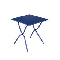 GARTENKLAPPTISCH 70/64/73 cm Metall rechteckig  - Blau, Basics, Metall (70/64/73cm) - Lafuma Mobilier