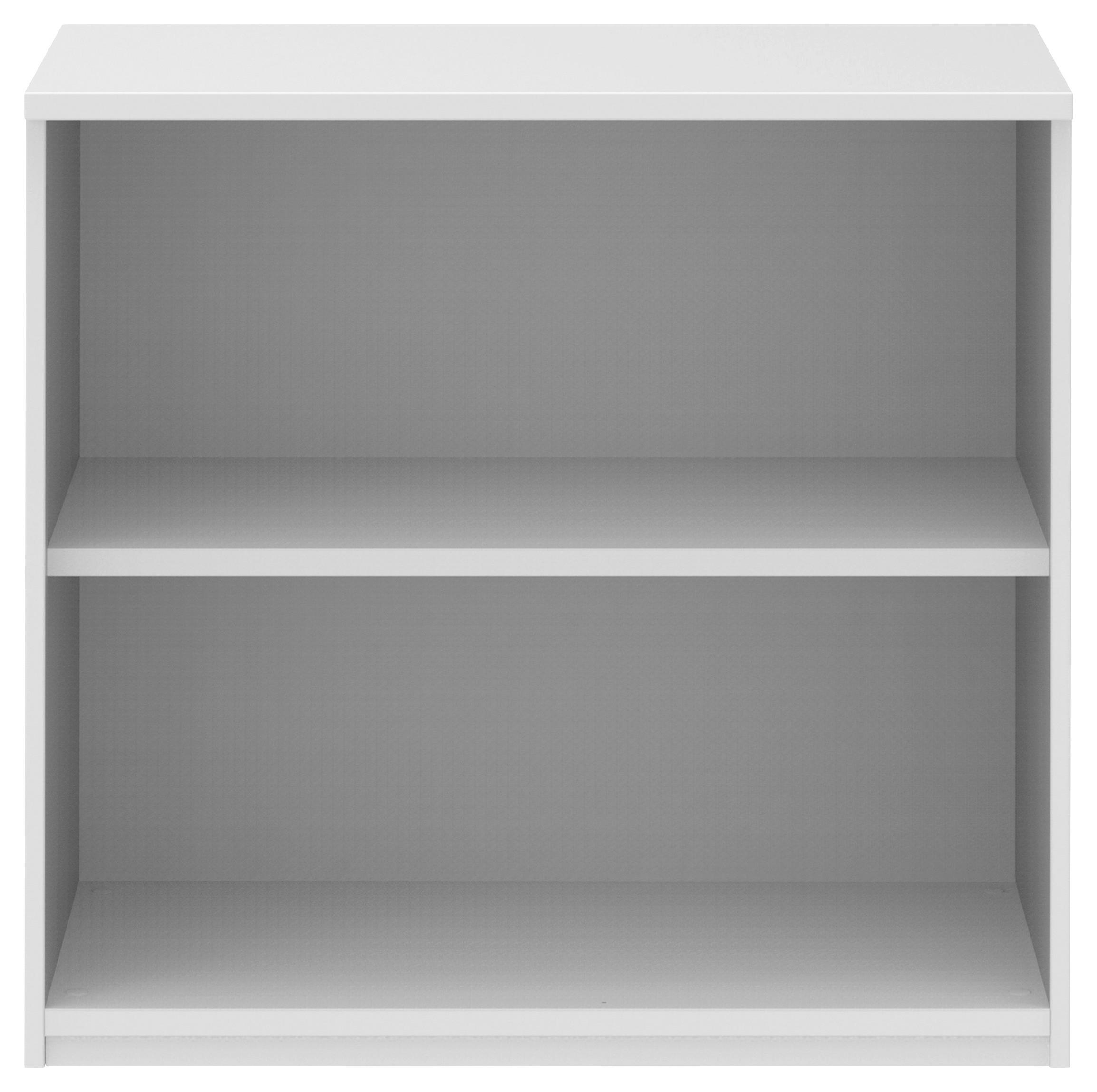 AKTENREGAL Weiß  - Weiß, KONVENTIONELL, Holzwerkstoff (80/76,5/43cm) - Moderano