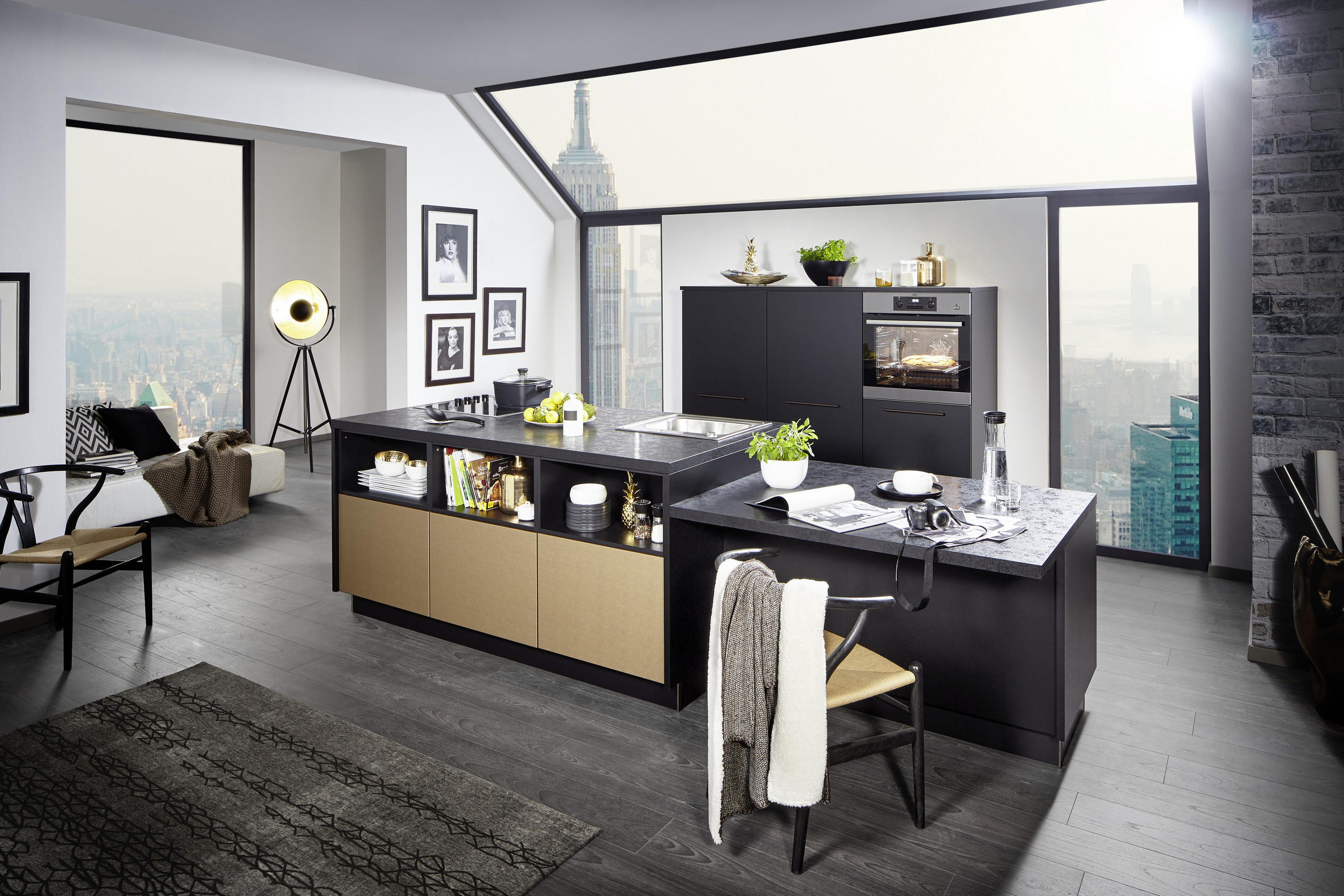 EINBAUKÜCHE   - Design, Holzwerkstoff - Dieter Knoll