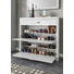SCHUHSCHRANK 109/103/32 cm - Chromfarben/Alufarben, Design, Glas/Holzwerkstoff (109/103/32cm) - Dieter Knoll SCHUHSCHRANK 109/103/32 cm - Chromfarben/Alufarben, Design, Glas/Holzwerkstoff (109/103/32cm) - Dieter Knoll
