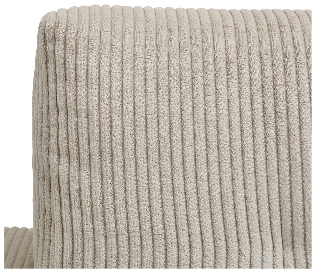 WOHNLANDSCHAFT in Cord Naturfarben  - Schwarz/Naturfarben, Konventionell, Kunststoff/Textil (126/293/155cm) - Ti'me