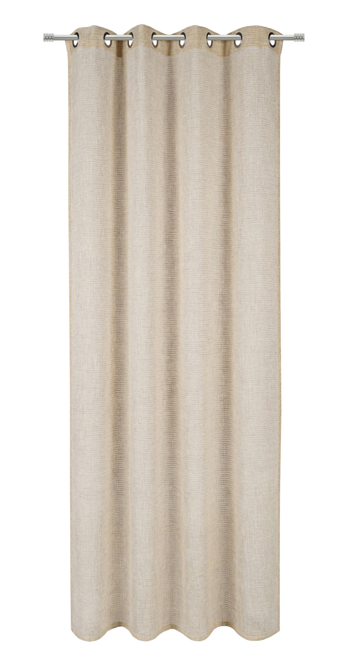 ÖSENSCHAL LENNY transparent 140/245 cm   - Gelb/Multicolor, Trend, Textil (140/245cm) - Esposa