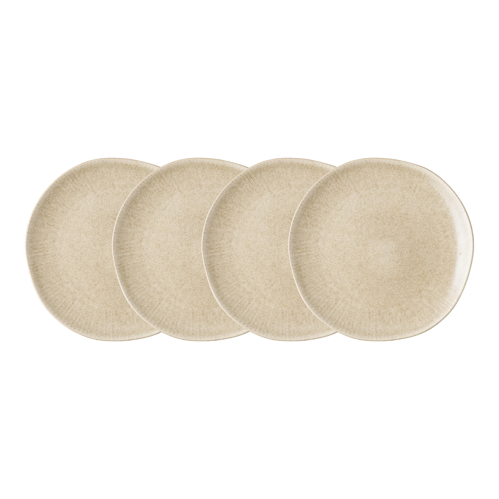 TELLERSET Viola Lunch Plate 4-teilig  - Beige, Basics, Keramik