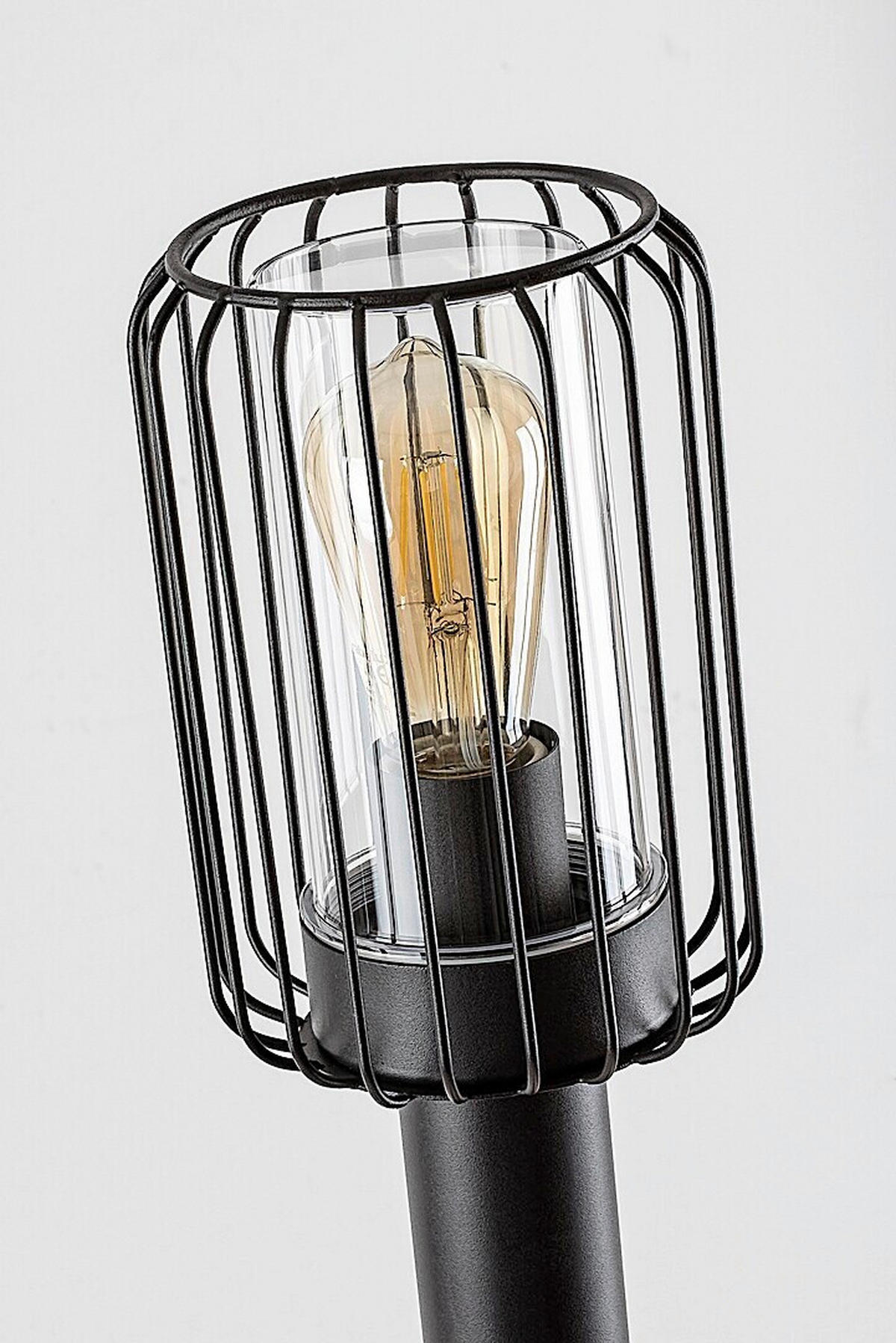 SVJETILJKA PODNA VANJSKA TARPA  - prozirno/crna, Basics, metal/plastika (13,5/100cm)