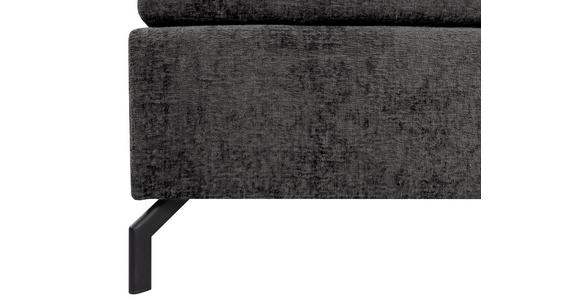 BOXSPRINGBETT 160/200 cm  in Anthrazit  - Anthrazit/Schwarz, Design, Textil/Metall (160/200cm) - Esposa