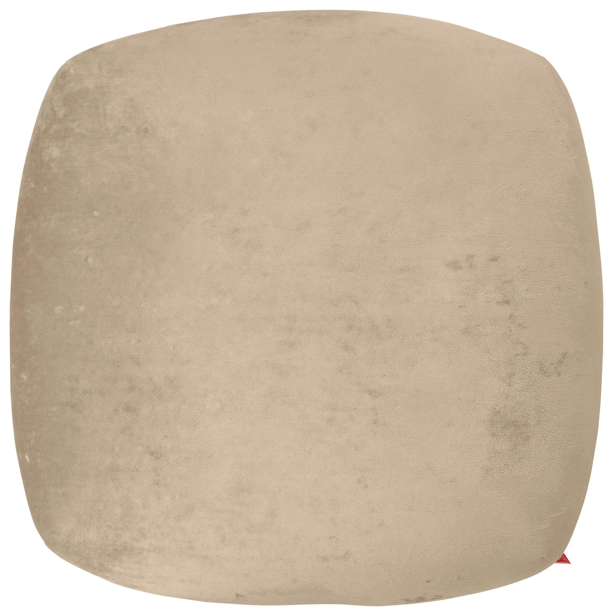 HOCKER in Textil Beige  - Beige/Goldfarben, KONVENTIONELL, Textil (54/48/54cm) - MID.YOU