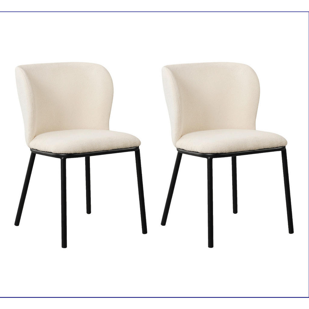 Stuhl-Set Bourges Weiß B: 52 cm