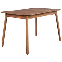 ESSTISCH Walnussfarben rechteckig  ausziehbar  - Walnussfarben, Basics, Holz/Holzwerkstoff (120/80/76cm) - Zuiver
