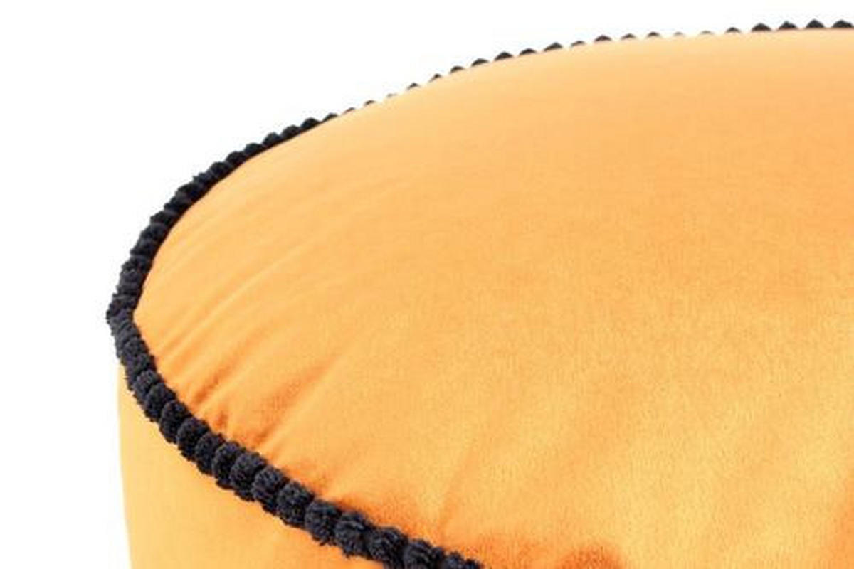 POUF in Bronzefarben Textil  - Bronzefarben, Basics, Textil (47/32/47cm) - Kayoom