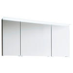 SPIEGELSCHRANK 130/66/15 cm  - Chromfarben/Grau, Design, Glas/Holzwerkstoff (130/66/15cm) - Dieter Knoll