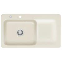 SPÜLE Juna 90 / 50150210  - Magnolie, Basics, Keramik (90/20/51cm) - Systemceram