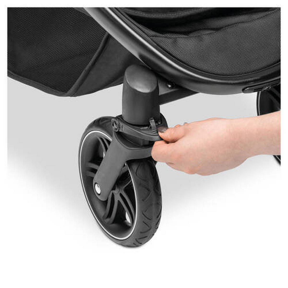 BUGGY Uptown  - Schwarz, Basics, Kunststoff/Textil (59.5/107/85cm) - Hauck
