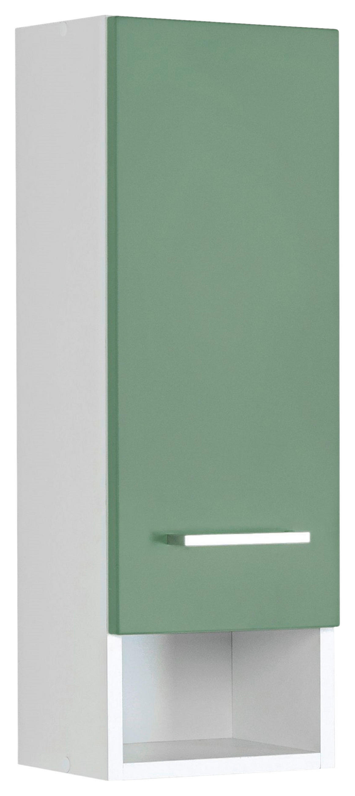 HÄNGESCHRANK 25/71/20 cm  - Weiss/Silberfarben, Modern, Holzwerkstoff/Metall (25/71/20cm) - Held