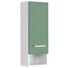 HÄNGESCHRANK 25/71/20 cm  - Weiss/Silberfarben, Modern, Holzwerkstoff/Metall (25/71/20cm) - Held
