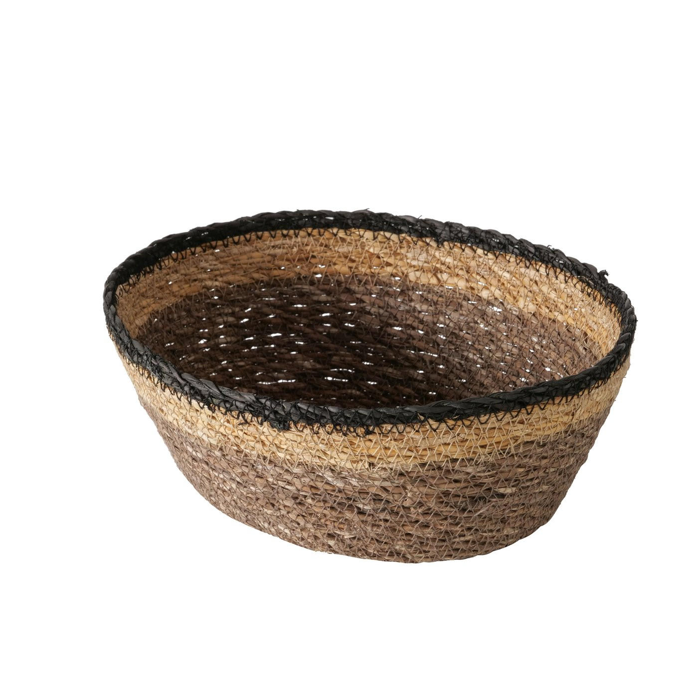 DEKOKORB - Schwarz/Naturfarben, Basics, Naturmaterialien (20/14/7,5cm)