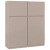 HIGHBOARD Bern  in 119,5/143/40 cm  - Beige, Design, Holzwerkstoff (119,5/143/40cm) - MID.YOU