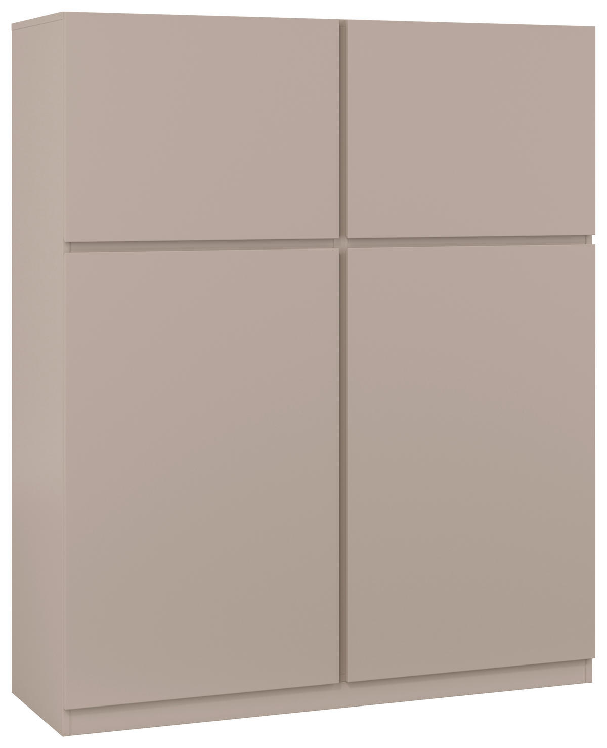 HIGHBOARD Bern  in 119,5/143/40 cm  - Beige, Design, Holzwerkstoff (119,5/143/40cm) - MID.YOU