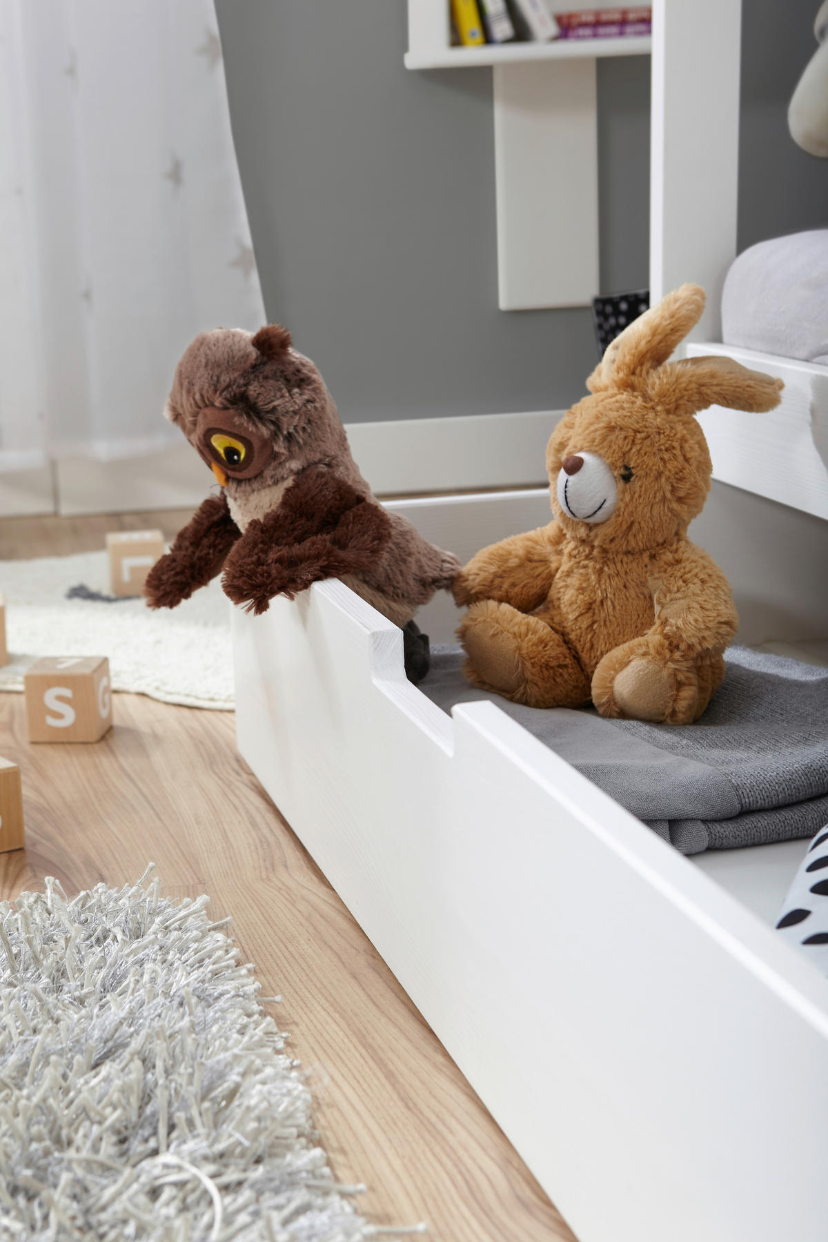 HAUSBETT 90/200 cm Weiss  - Weiss, Modern, Holz (90/200cm) - MID.YOU