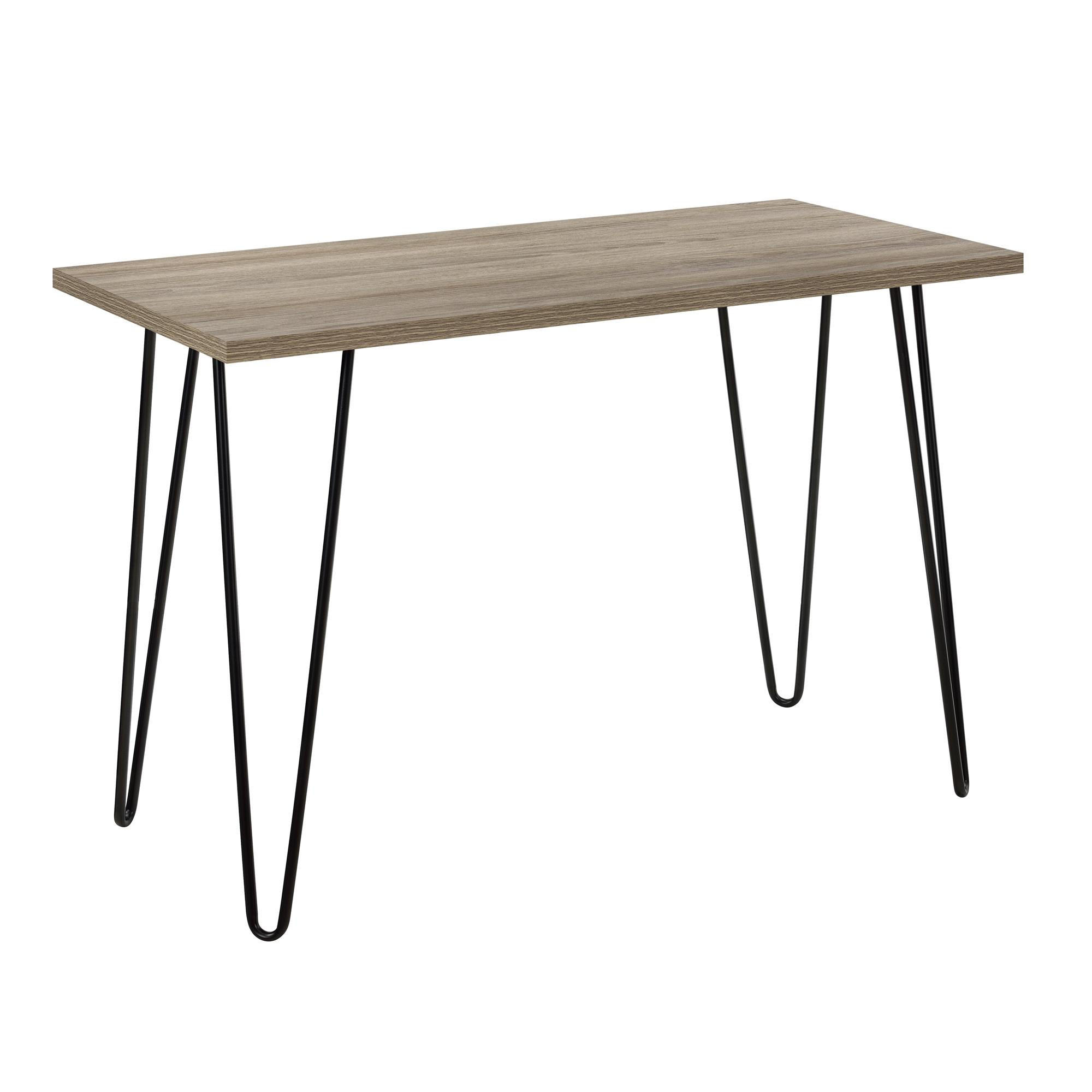 SCHREIBTISCH 101/68/49 cm  in Eichefarben  - Eichefarben/Schwarz, Design, Karton/Keramik (101/68/49cm) - MID.YOU